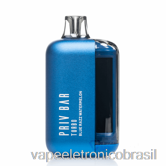 Vape Vaporesso Smok Priv Bar Turbo 15k Descartável Azul Razz Melancia
